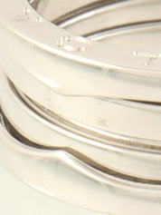 18Kビーゼロワンリング シルバー