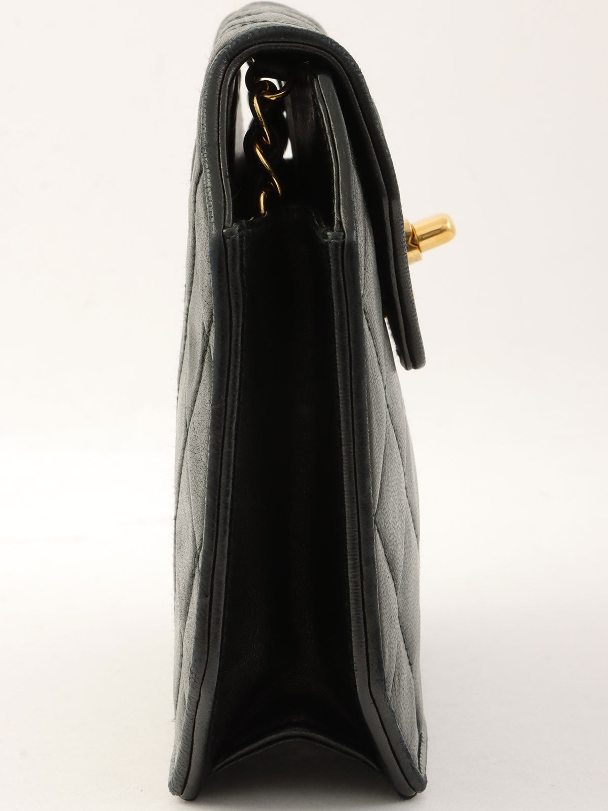 1990年頃製 オクタゴンCCターンロックチェーンショルダーバッグ ブラック