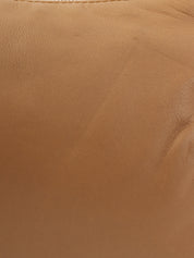 Beige Intrecciato Trim Handbag