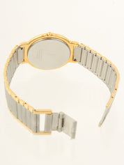 Round Logo Face Watch Silver/Gold