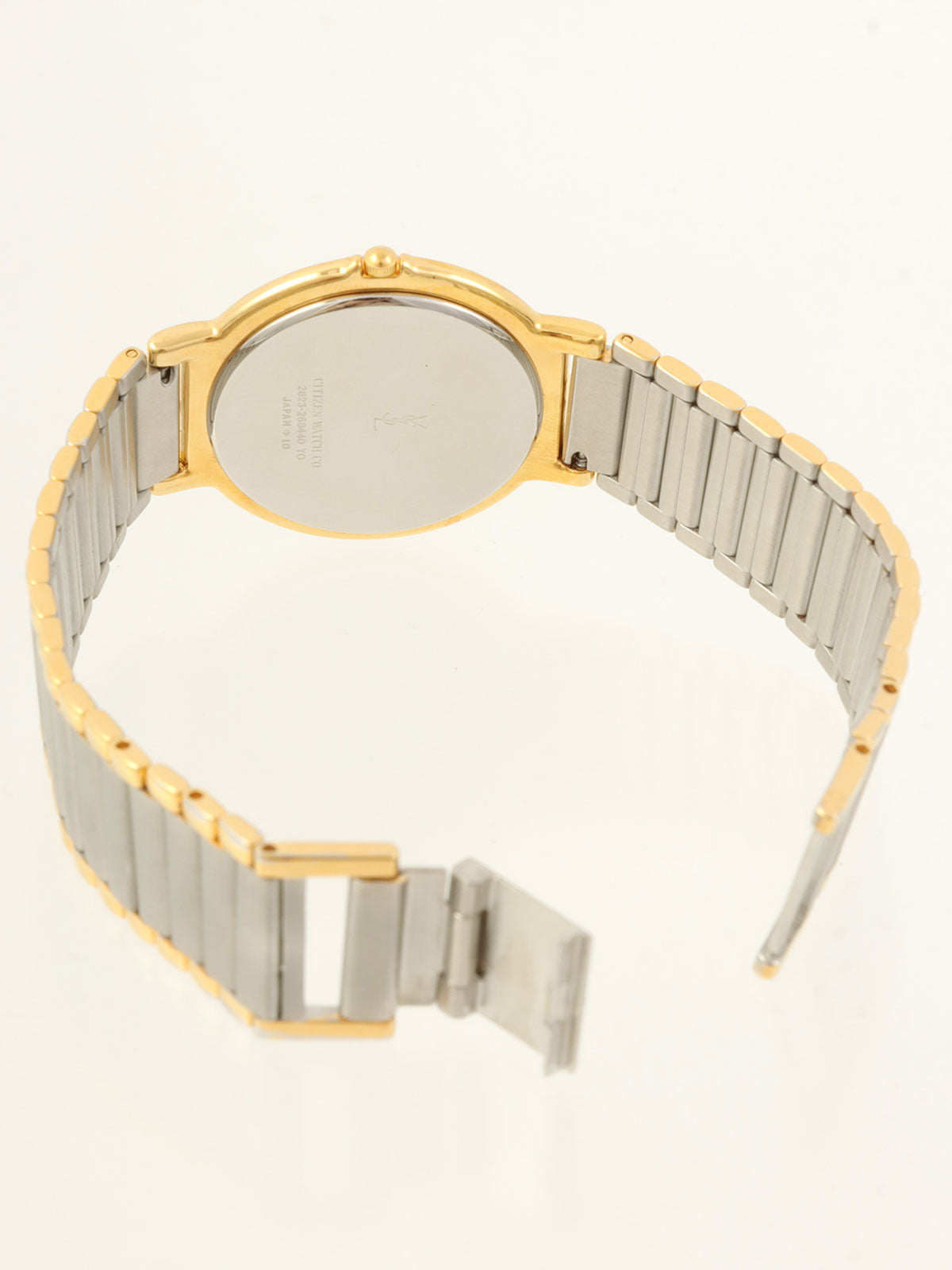 Round Logo Face Watch Silver/Gold