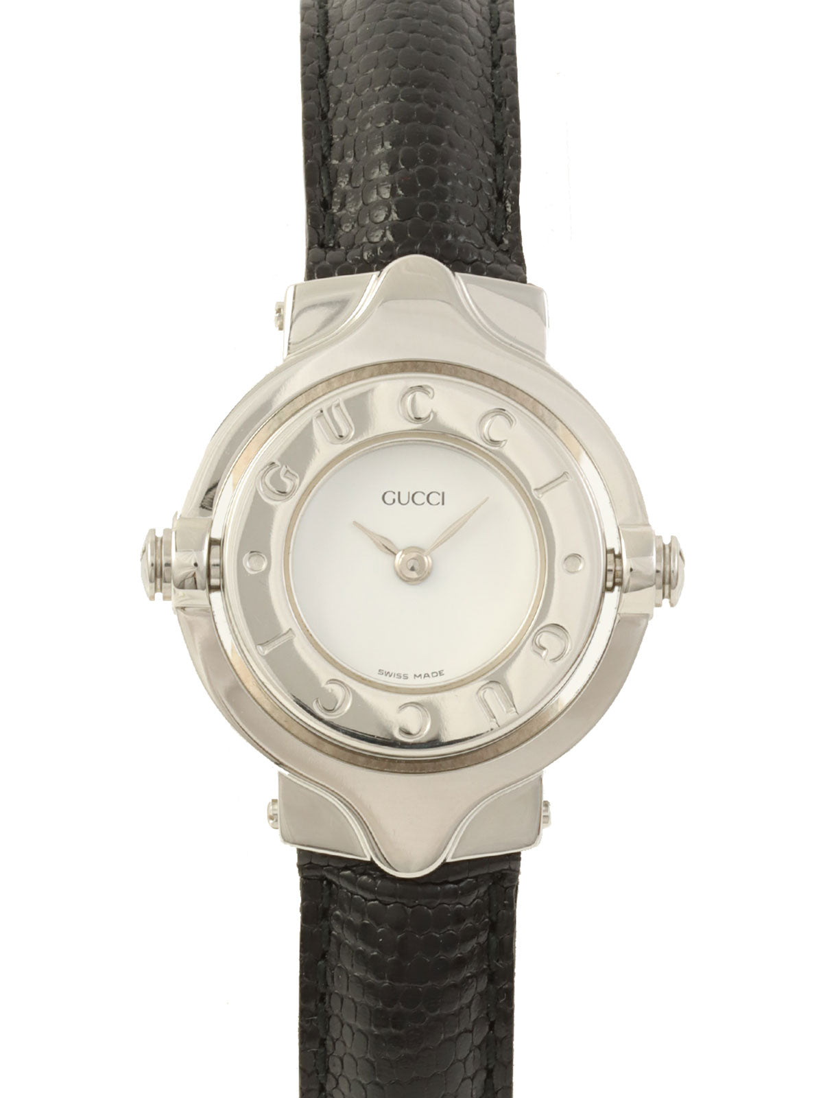 Logo Turnface 2-Way Watch Silver/Black