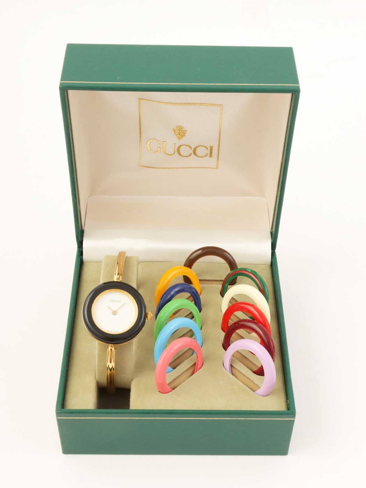 Changeable Bezel Watch Gold/12 Colors