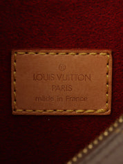 2003 帆布字母羊角面包 MM 棕色