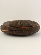 2003 帆布字母羊角面包 MM 棕色