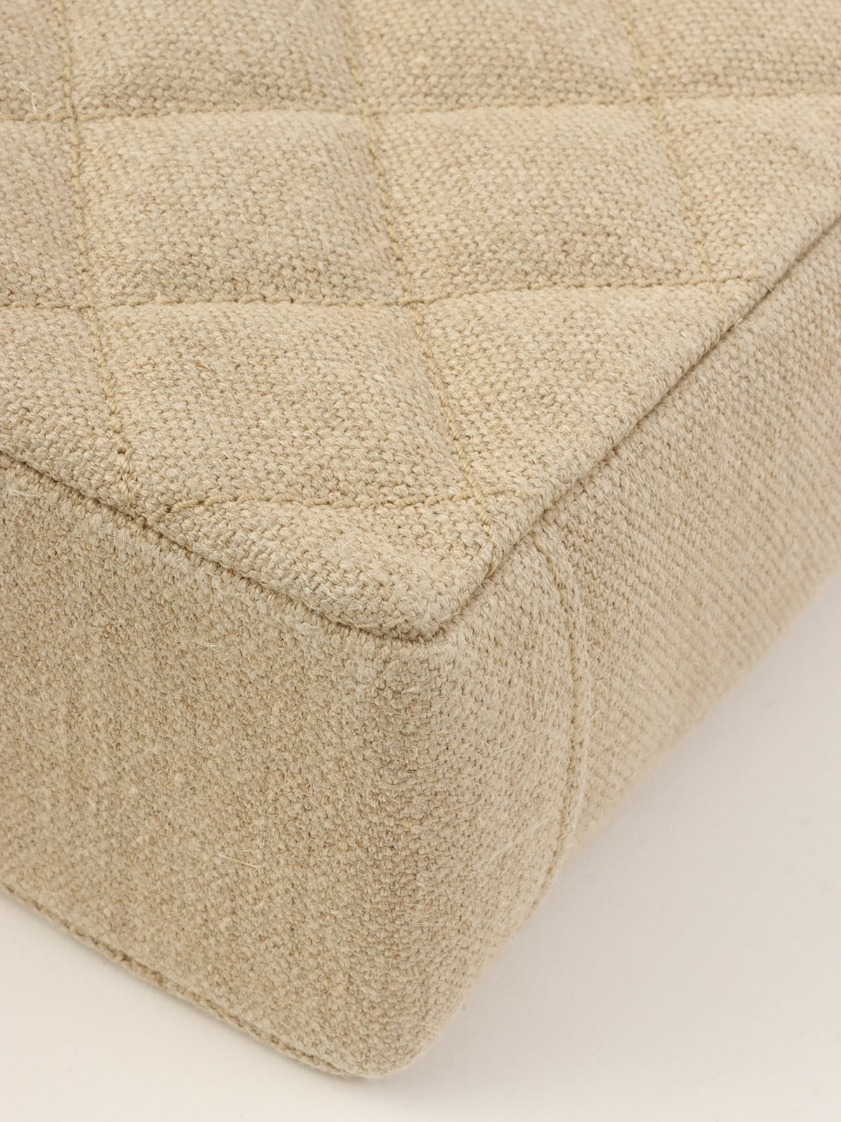 1995年頃製 リネンCCターンロックチェーントートバッグ ベージュ