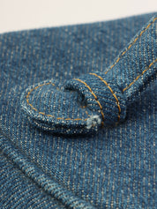 1997 Denim CC Mark Stitch Vanity Bag Indigo