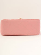 2003年頃製 キャビアスキンクラシックフラップチェーンバッグミニ ピンク