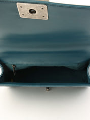 2014年頃製 ボーイシャネルチェーンショルダーバッグ グリーン