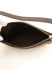 Canvas GG Sherry Line Multi-Charm Handbag in Beige/Multi