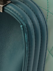 2014年頃製 ボーイシャネルチェーンショルダーバッグ グリーン