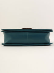 2014年頃製 ボーイシャネルチェーンショルダーバッグ グリーン