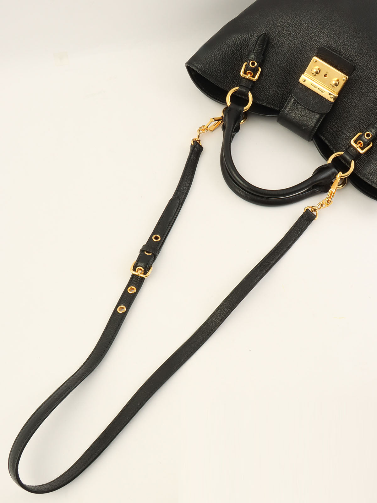 マドラス2wayバッグ　ブラック