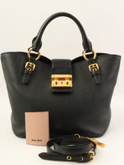 マドラス2wayバッグ　ブラック