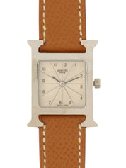 Hウォッチ　ベージュ/ゴールド