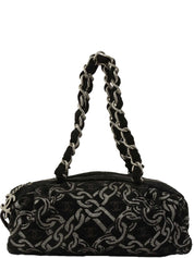 2005年頃製 パイルCCマークチェーンパターンショルダーバッグ　ブラック