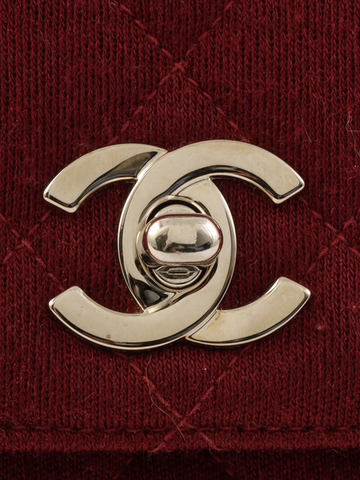 1997年頃 マトラッセステッチCCターンロックハンドバッグ ボルドー