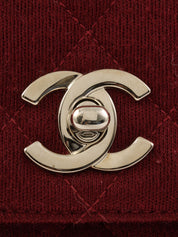 1997年頃 マトラッセステッチCCターンロックハンドバッグ ボルドー