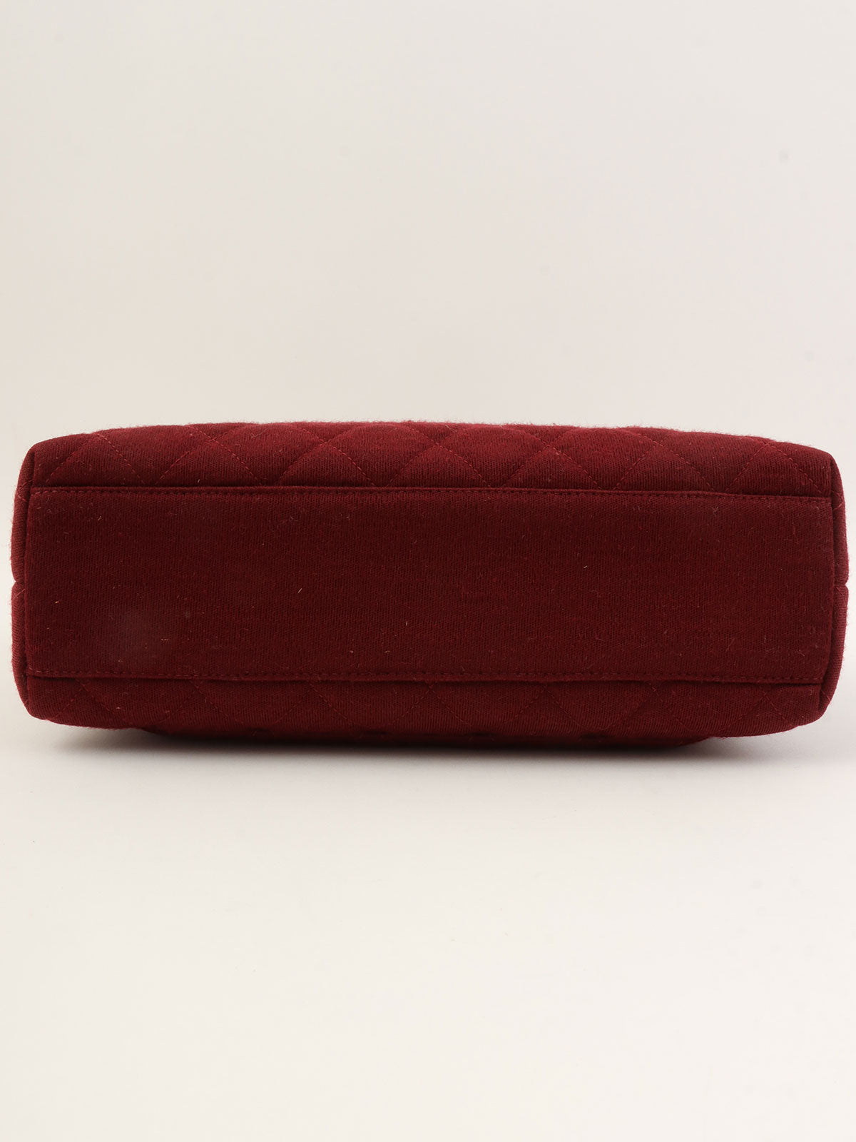 Circa 1997 Matelasse Stitch CC Turnlock Handbag, Bordeaux