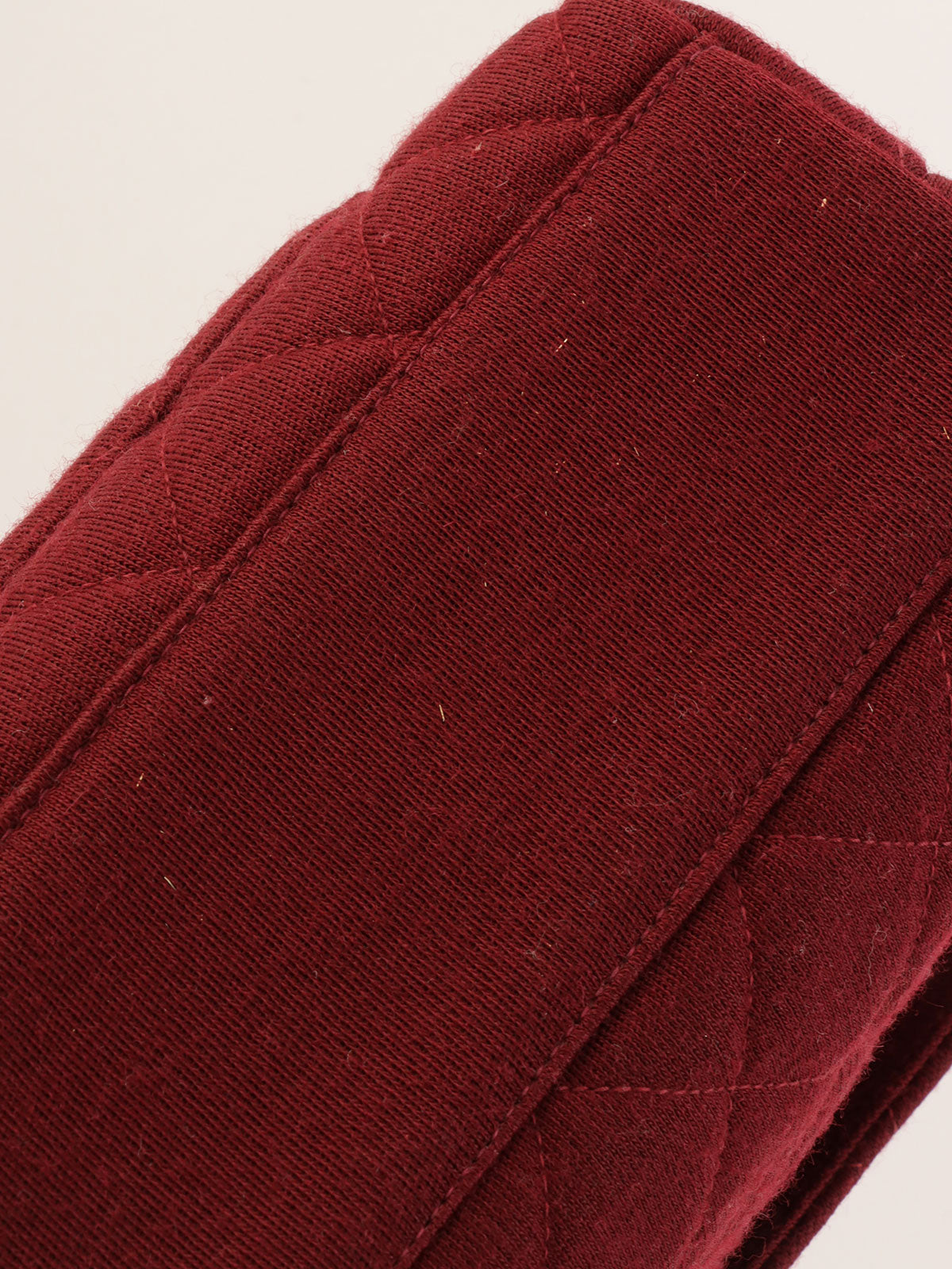 Circa 1997 Matelasse Stitch CC Turnlock Handbag, Bordeaux