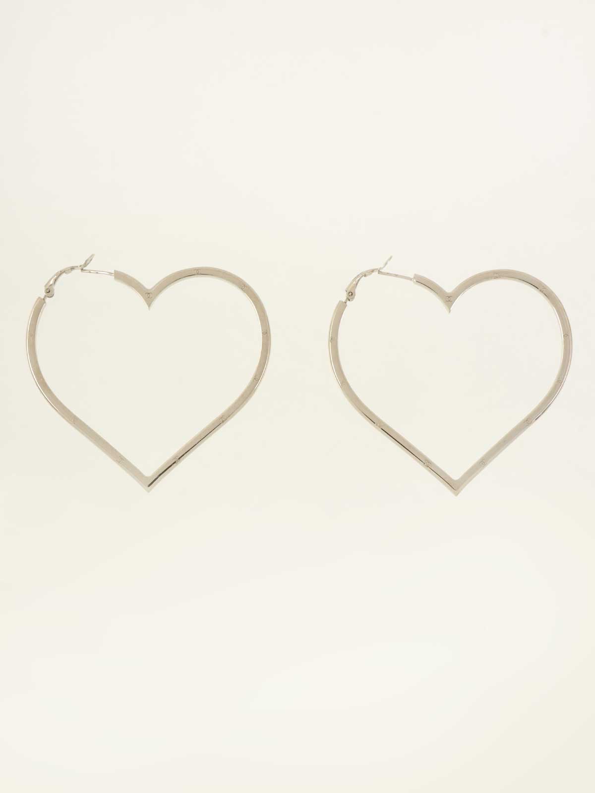 1994年製 ハートフープCCマークピアス シルバー