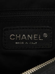 2005 Nylon and Harako Combination Sports Line Chain Shoulder Bag in Black