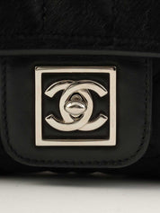 2005年頃製 ナイロンハラココンビスポーツラインチェーンショルダーバッグ　ブラック