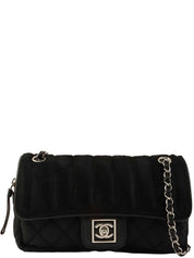 2005 Nylon and Harako Combination Sports Line Chain Shoulder Bag in Black