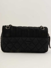 2005 Nylon and Harako Combination Sports Line Chain Shoulder Bag in Black