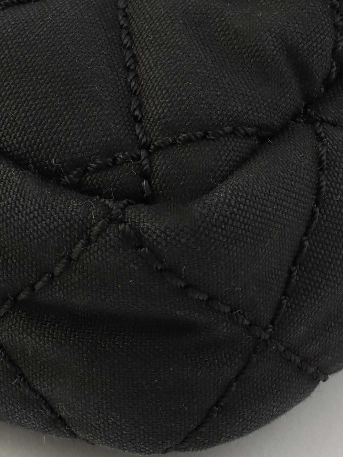 2005年頃製 ナイロンハラココンビスポーツラインチェーンショルダーバッグ　ブラック