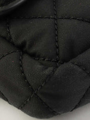 2005 Nylon and Harako Combination Sports Line Chain Shoulder Bag in Black