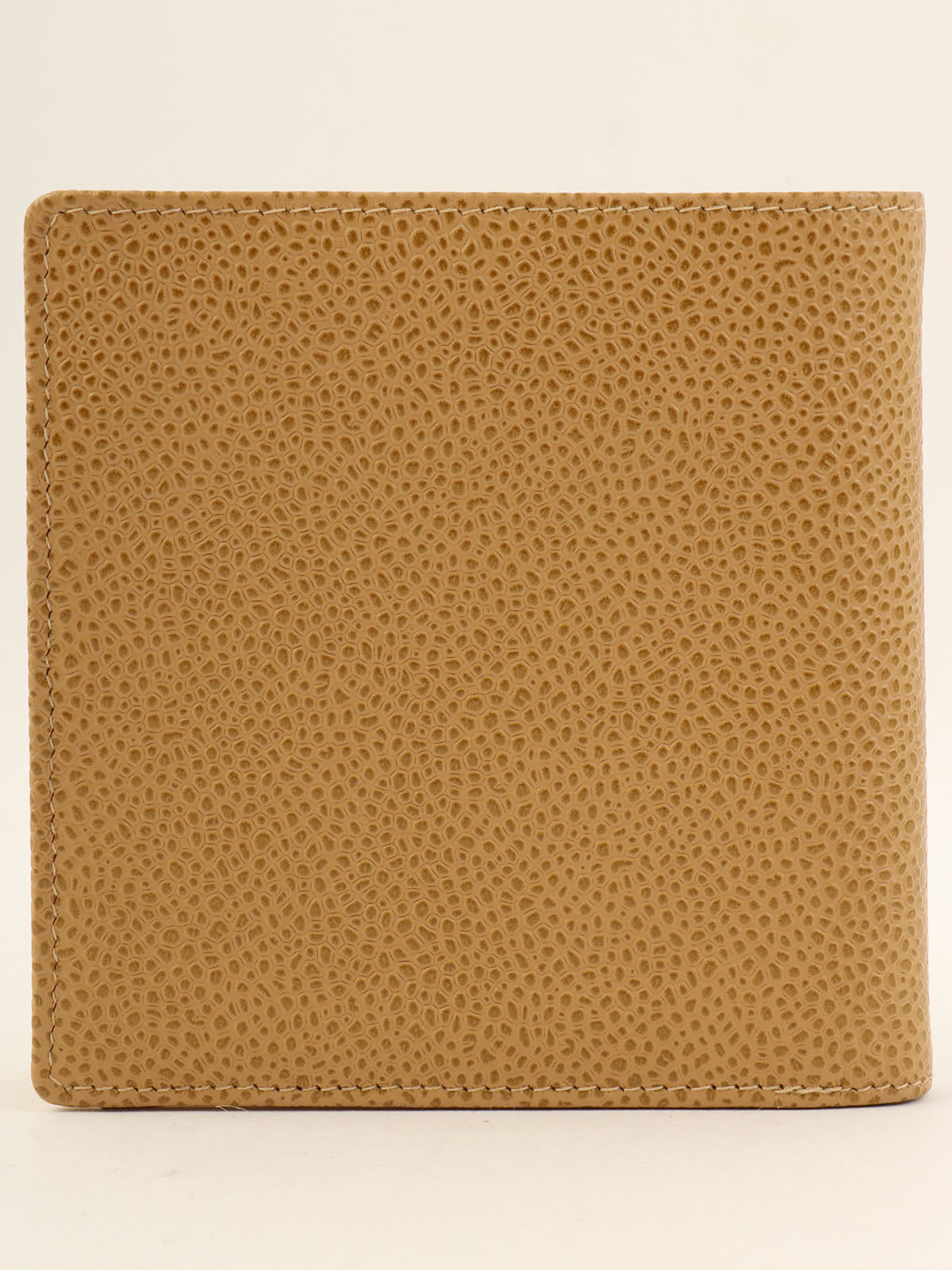 2001 Caviar Skin CC Mark Stitch Wallet, Beige