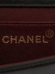 1998年頃製 フルフラップCCマークプレートチェーンバッグ ブラック