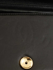 1998年頃製 フルフラップCCマークプレートチェーンバッグ ブラック