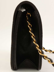 1998年頃製 フルフラップCCマークプレートチェーンバッグ ブラック