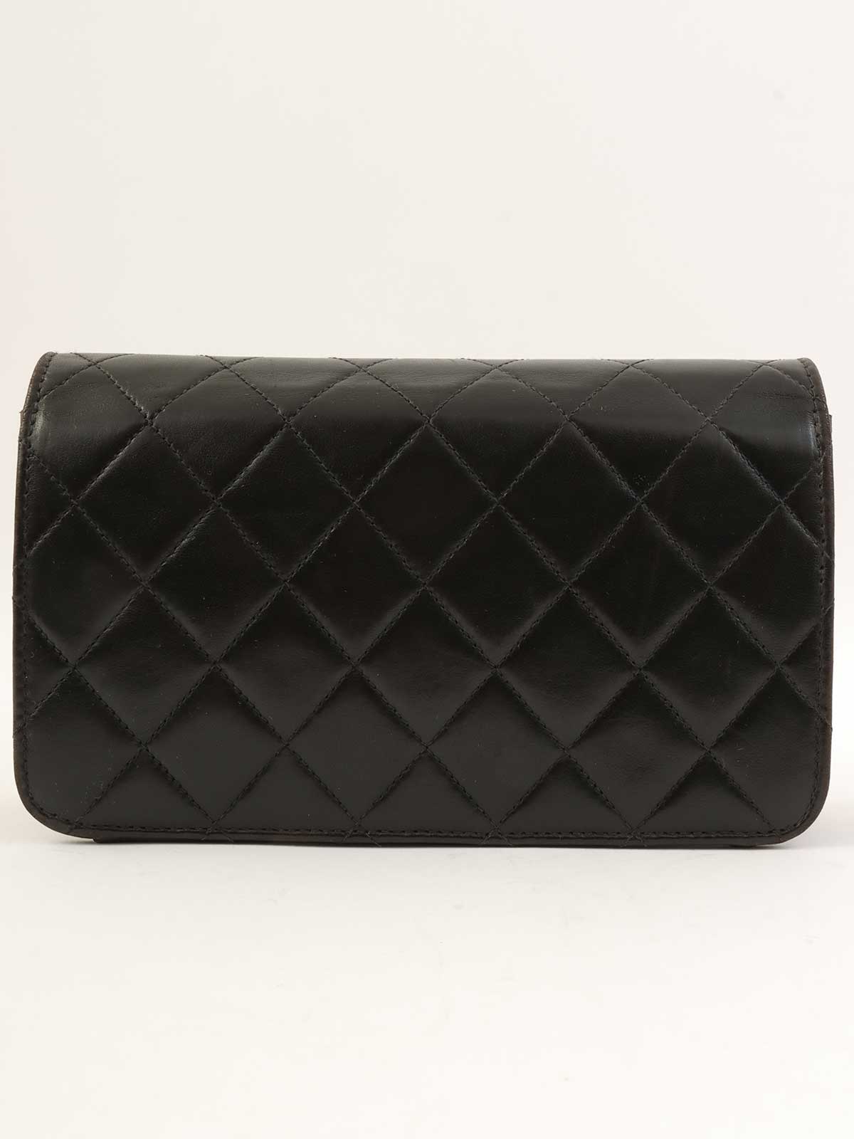 1998年頃製 フルフラップCCマークプレートチェーンバッグ ブラック