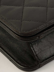 1998年頃製 フルフラップCCマークプレートチェーンバッグ ブラック