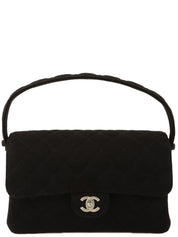 1997年頃製 コットンダブルフェイスCCターンロックハンドバッグ ブラック