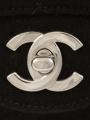 1997年頃製 コットンダブルフェイスCCターンロックハンドバッグ ブラック