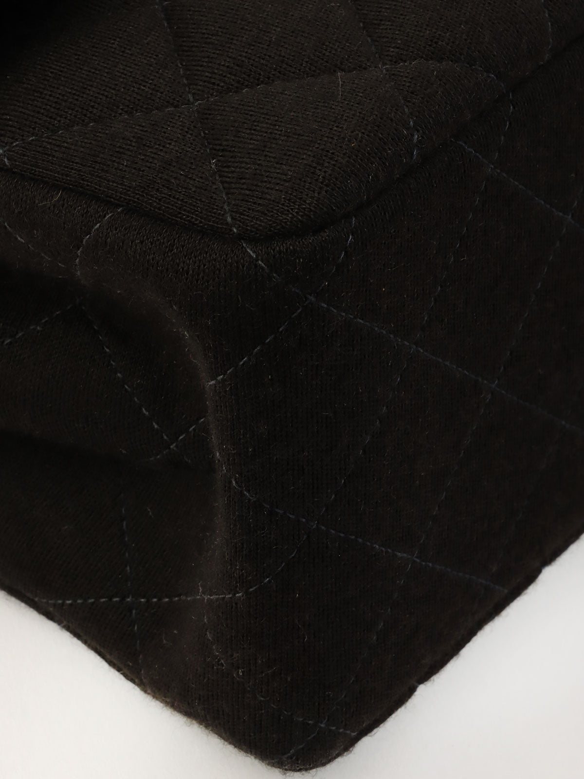 1997年頃製 コットンダブルフェイスCCターンロックハンドバッグ ブラック