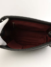 2011 CC Mark Stitch One Shoulder Bag Black