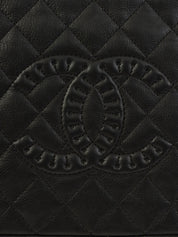 2011 CC Mark Stitch One Shoulder Bag Black