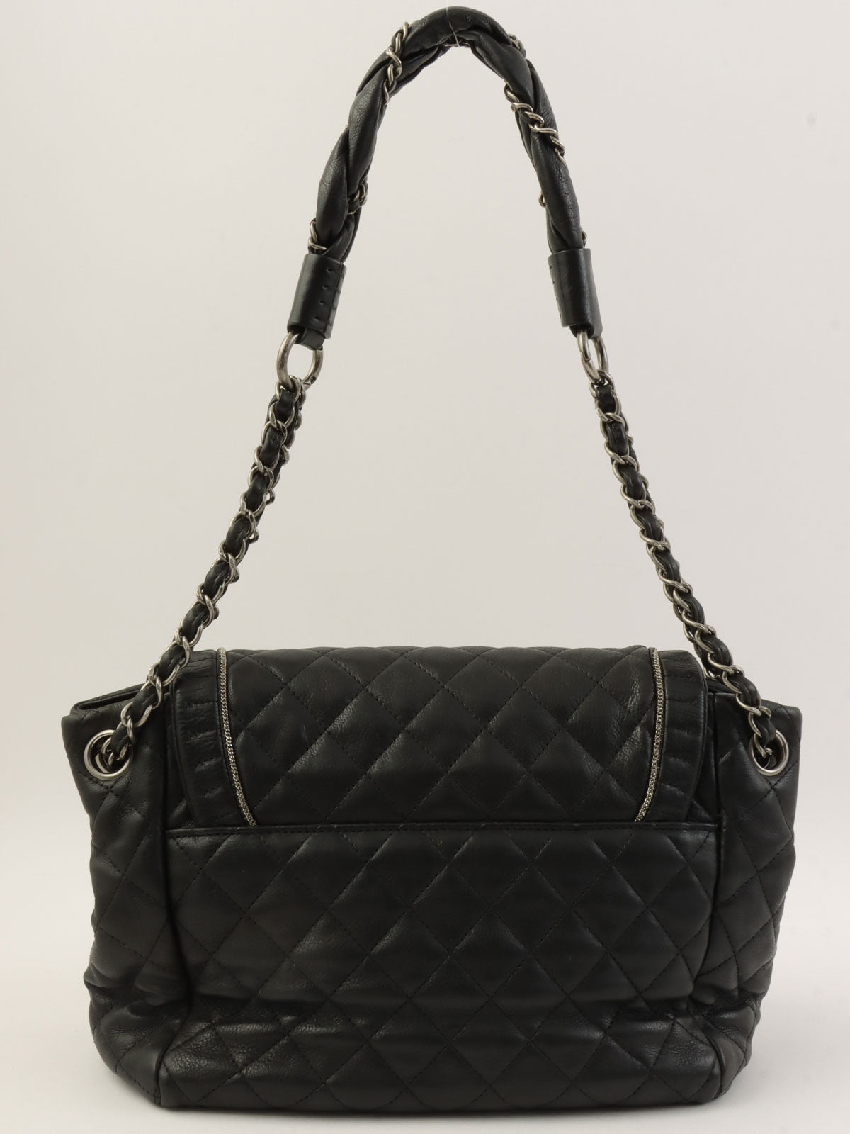 2011 CC Mark Stitch One Shoulder Bag Black