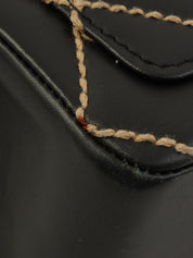 2003 Wild Stitch CC Turnlock Chain Shoulder Bag in Black