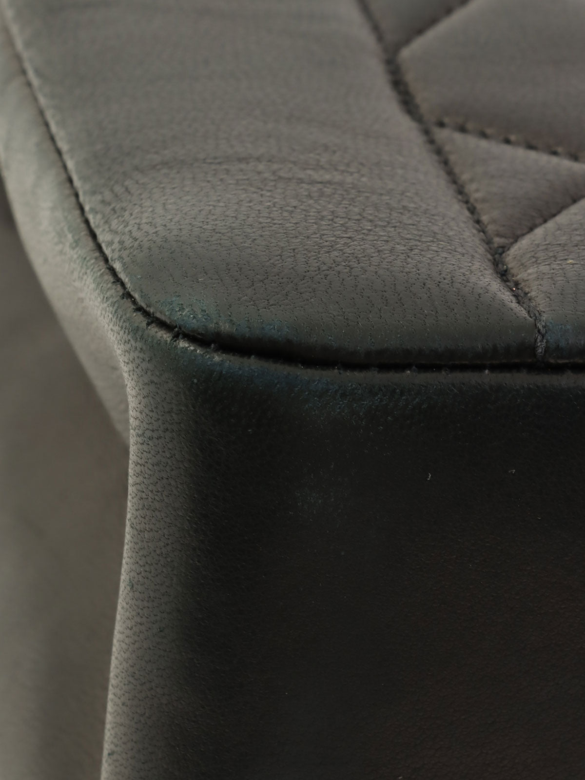 1992年頃製 ダイアナフラップチェーンバッグ25cm ブラック