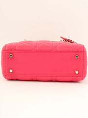 レディディオールミニカナージュステッチ2wayバッグ　ピンク