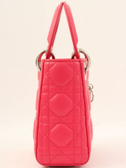 レディディオールミニカナージュステッチ2wayバッグ　ピンク