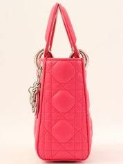 レディディオールミニカナージュステッチ2wayバッグ　ピンク