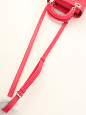 レディディオールミニカナージュステッチ2wayバッグ　ピンク