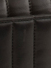 Mademoiselle Stitch CC Turnlock Chain Shoulder Bag, Black, circa 1992